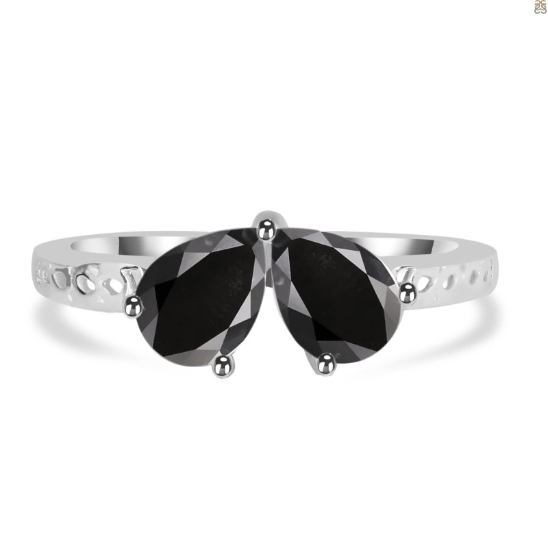 Black Tourmaline Ring BLS-RDR-458.