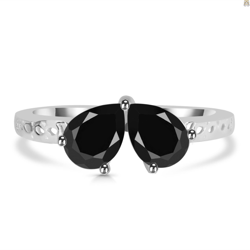 Black Tourmaline Ring BLS-RDR-458.