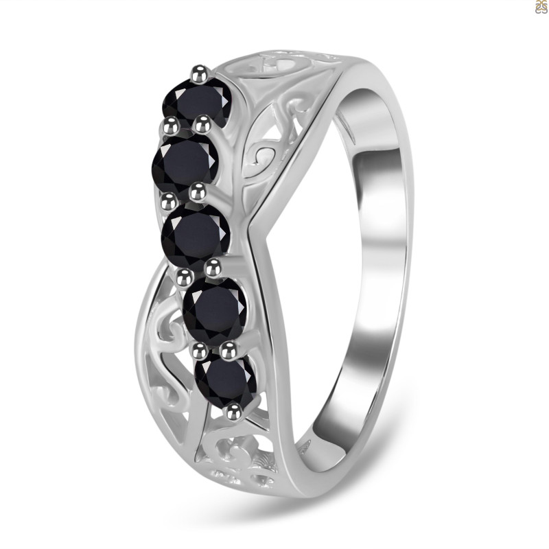 Black Tourmaline Ring BLS-RDR-462.