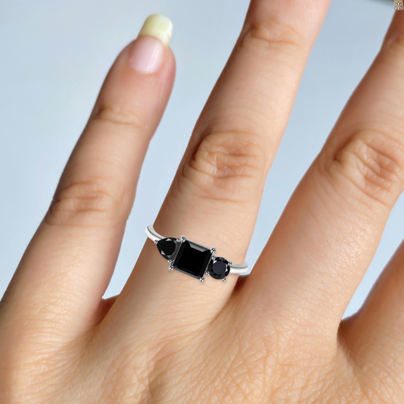 Black Tourmaline Ring BLS-RDR-475.
