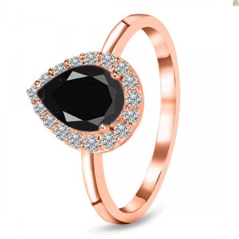 Black Tourmaline Ring BLS-RR-401.