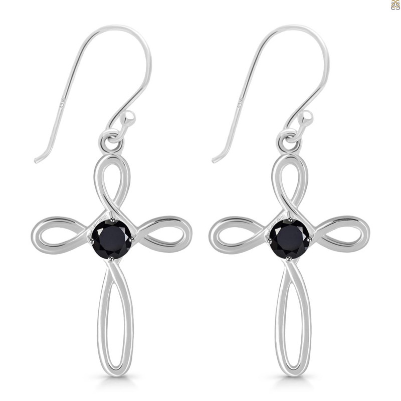 Black Tourmaline Earring BLS-RDE-425.