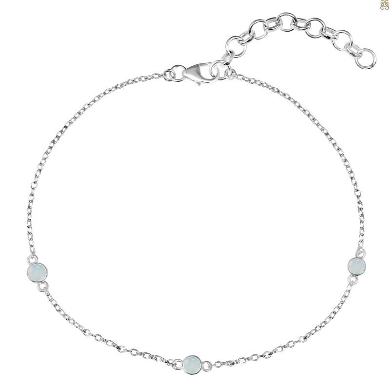 Blue Chalcedony Bracelet BLX-RDAL-13