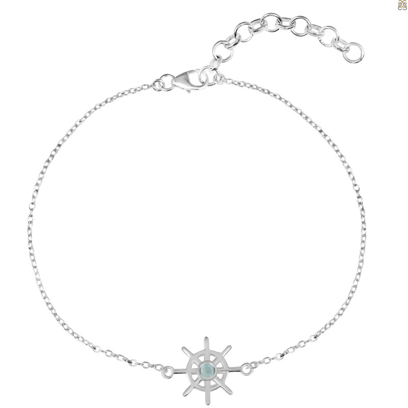 Blue Chalcedony Bracelet BLX-RDAL-7