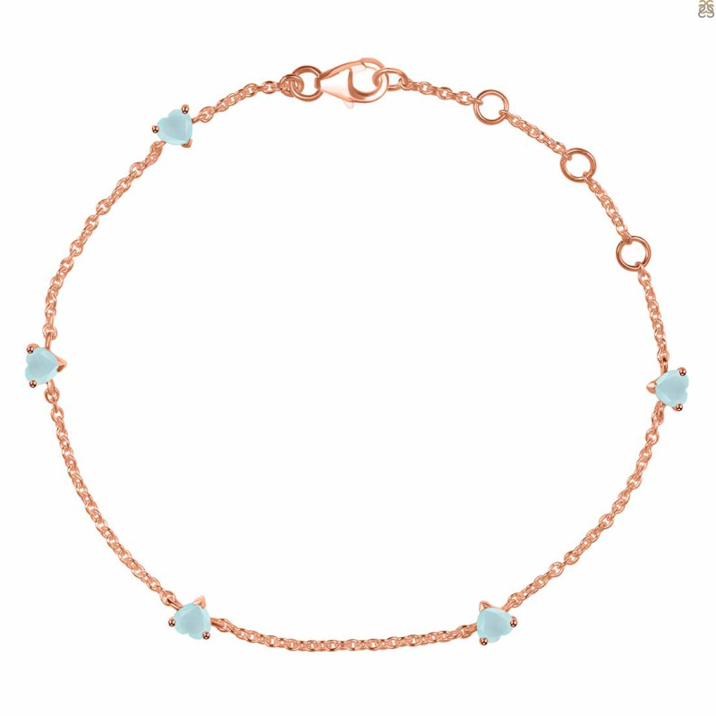 Blue Chalcedony Bracelet BLX-RDB-169.