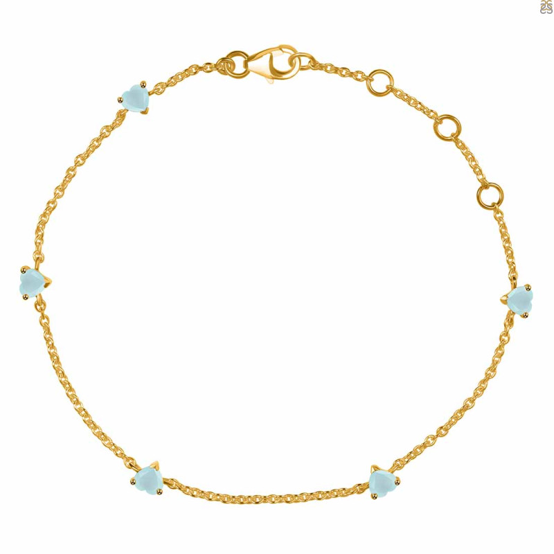 Blue Chalcedony Bracelet BLX-RDB-169.