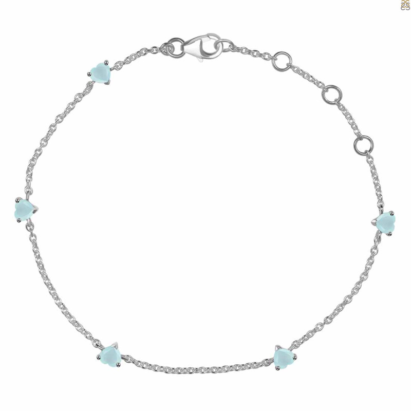 Blue Chalcedony Bracelet BLX-RDB-169.