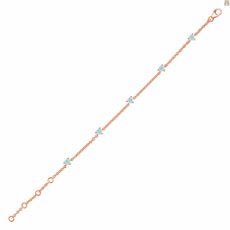 Blue Chalcedony Bracelet BLX-RDB-169.