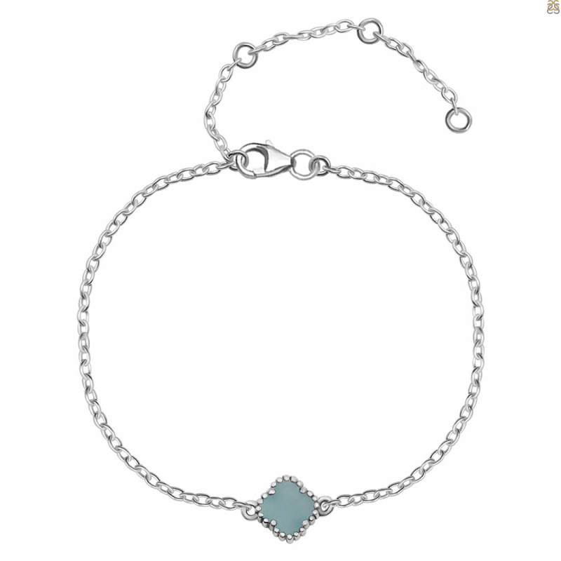 Blue Chalcedony Bracelet BLX-RDB-224.