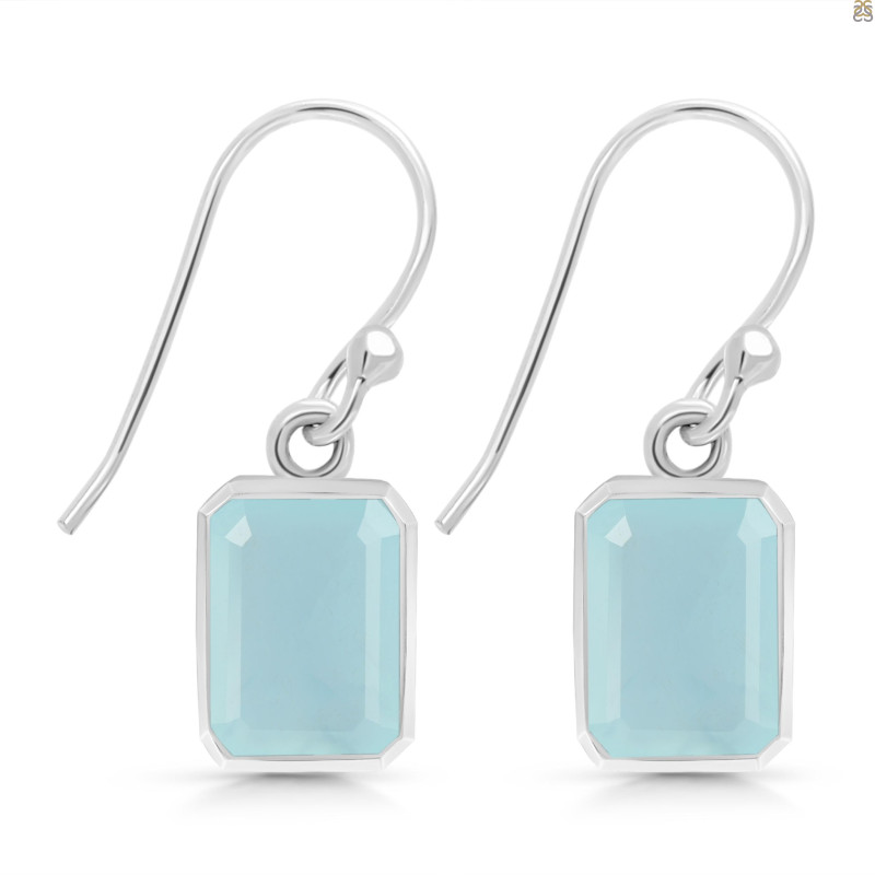 Blue Chalcedony Earring BLX-RDE-1328.