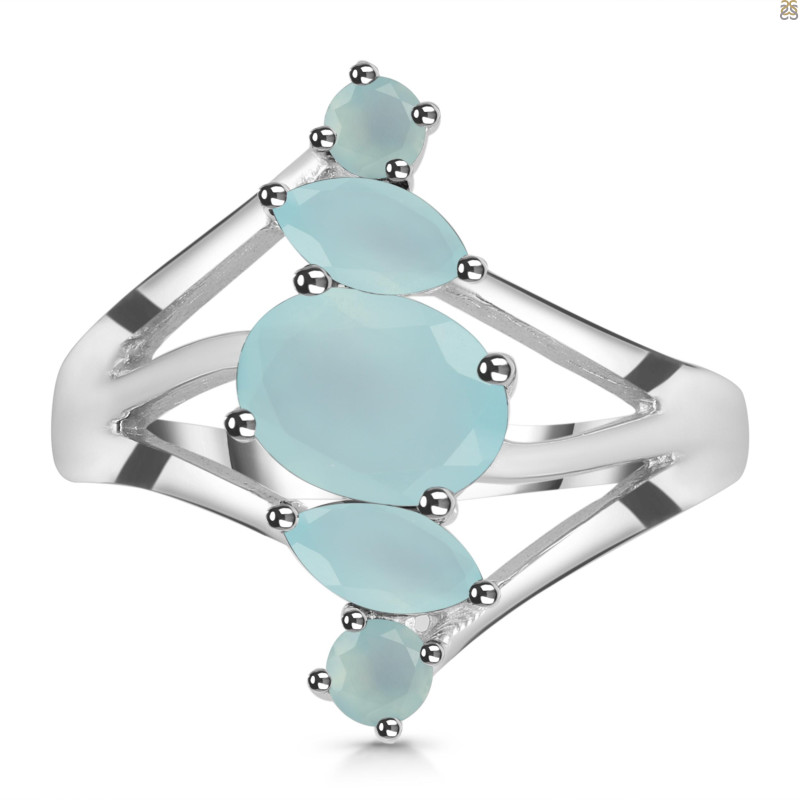 Blue Chalcedony Ring BLX-RDR-2063.