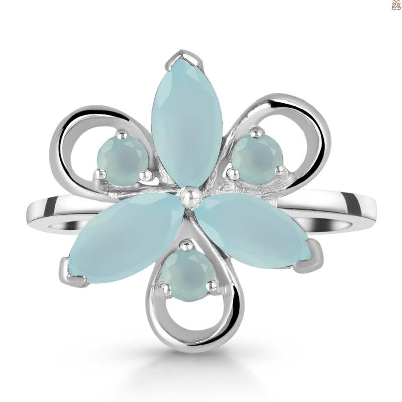 Blue Chalcedony Ring BLX-RDR-2070.