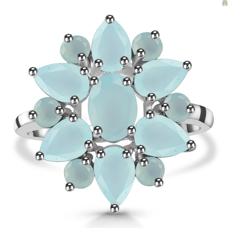 Blue Chalcedony Ring BLX-RDR-2073.