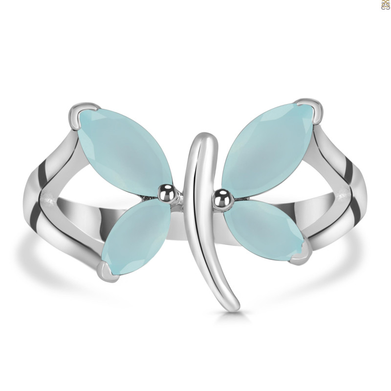 Blue Chalcedony Ring BLX-RDR-2075.