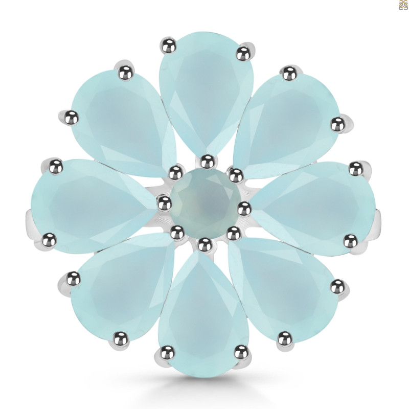Blue Chalcedony Ring BLX-RDR-2078.
