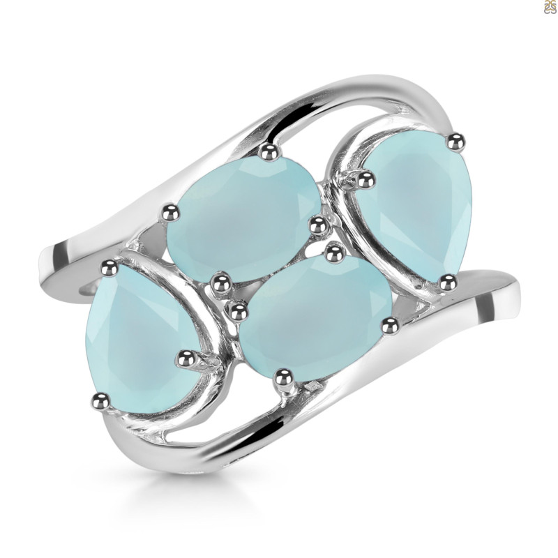 Blue Chalcedony Ring BLX-RDR-2081.