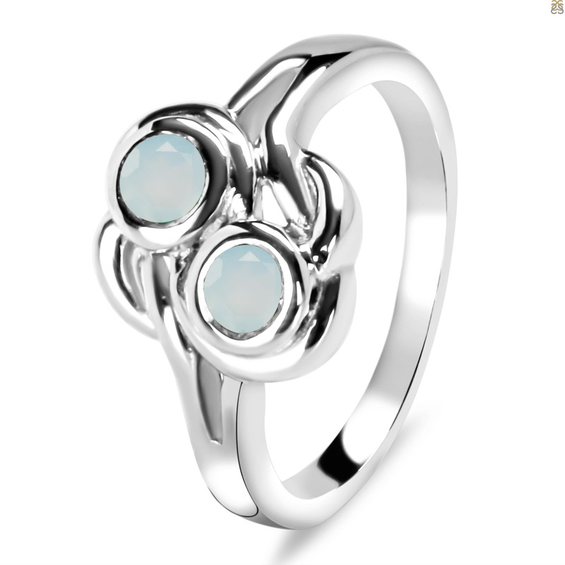 Blue Chalcedony Ring BLX-RDR-21.