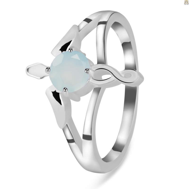 Blue Chalcedony Angel Ring BLX-RDR-2150.