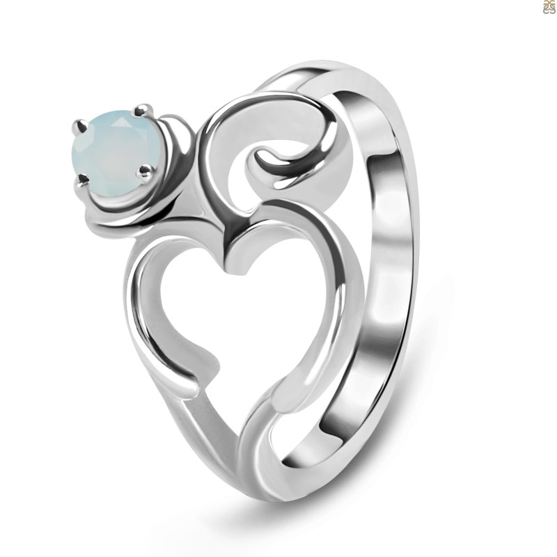 Blue Chalcedony OM Ring BLX-RDR-2165.