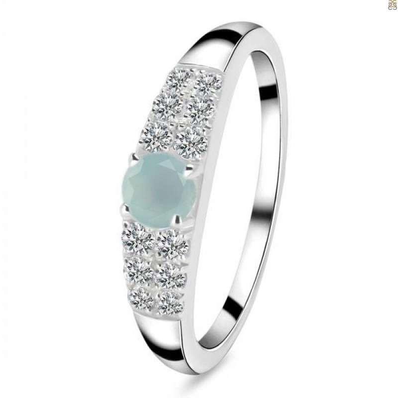 Blue Chalcedony Ring BLX-RDR-2270.
