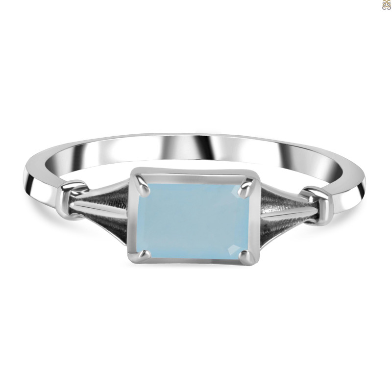 Blue Chalcedony Ring BLX-RDR-2287.