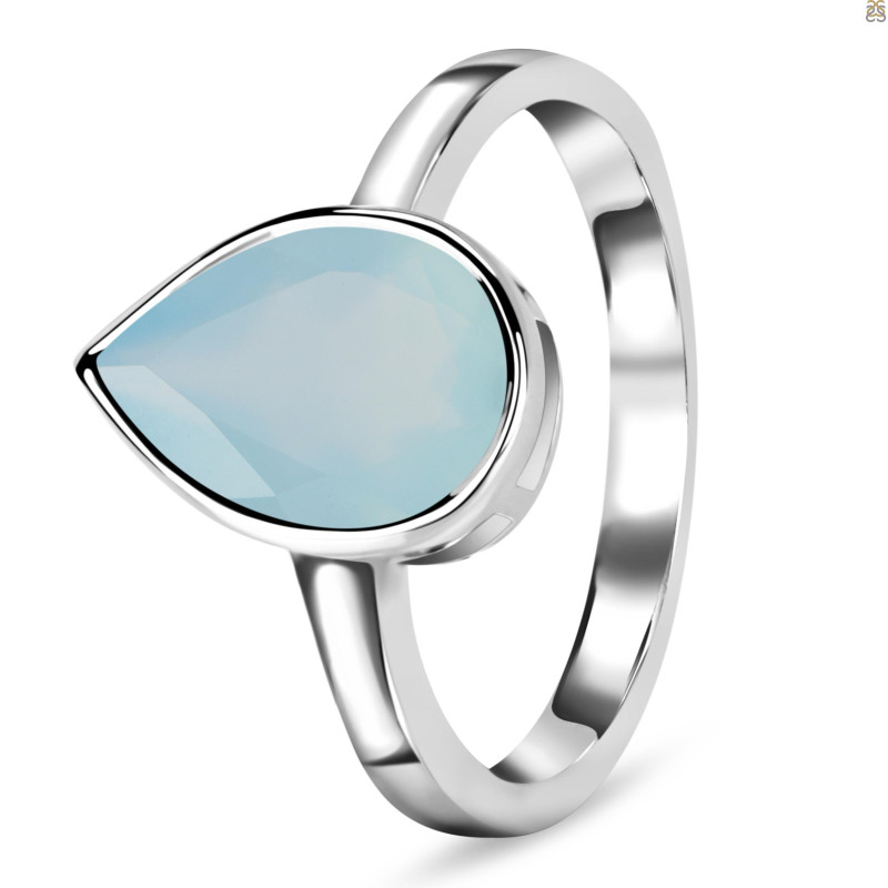 Blue Chalcedony Ring BLX-RDR-2369.