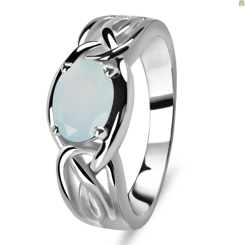 Blue Chalcedony Ring BLX-RDR-24.