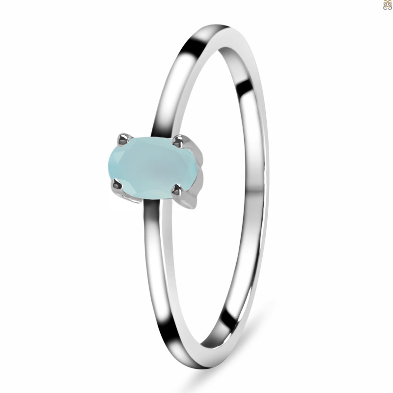 Blue Chalcedony Ring BLX-RDR-2459.