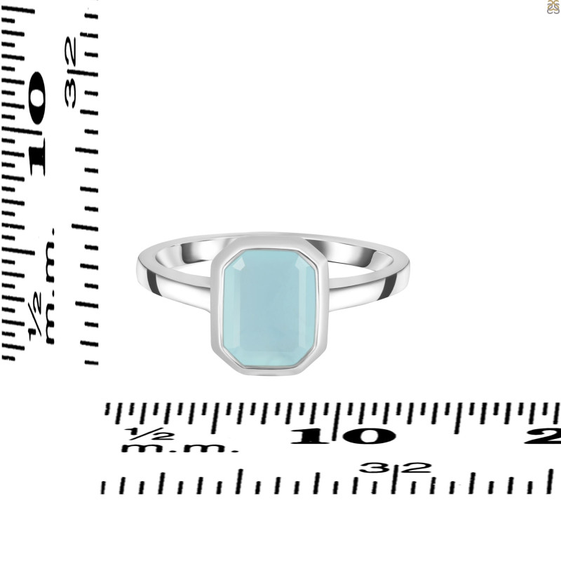 Blue Chalcedony Ring BLX-RDR-246.
