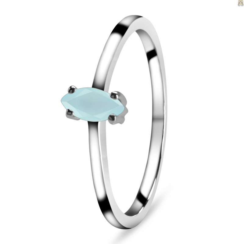 Blue Chalcedony Ring BLX-RDR-2468.