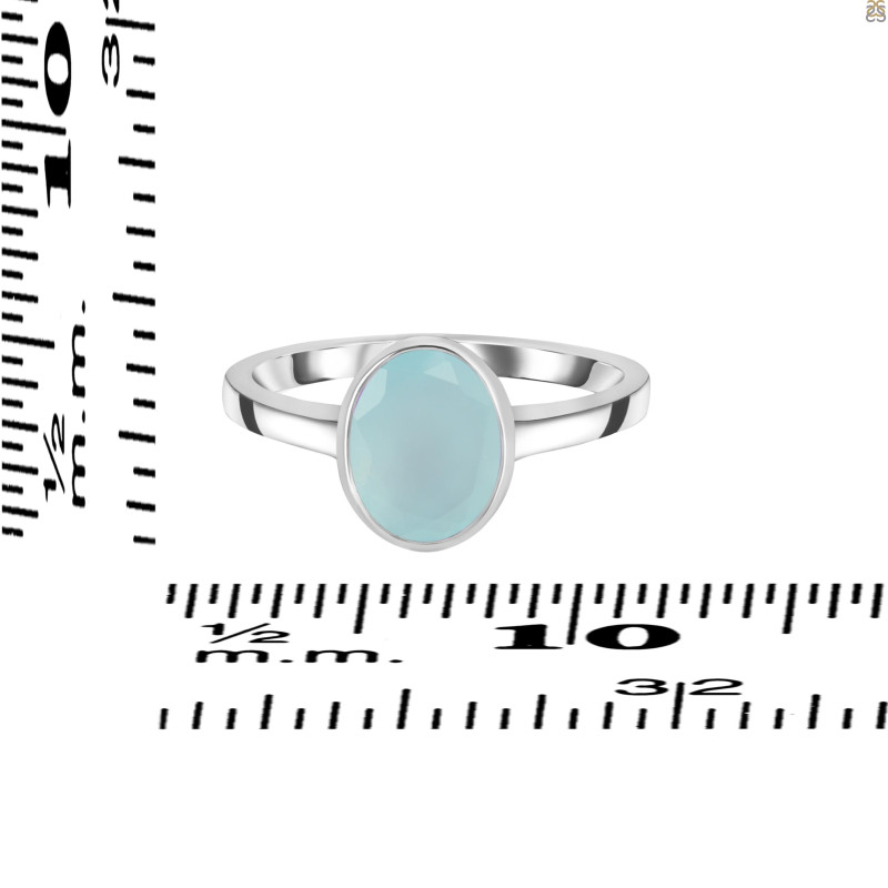 Blue Chalcedony Ring BLX-RDR-248.