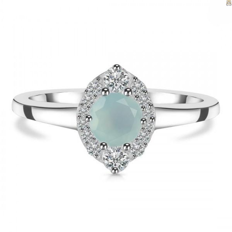 Blue Chalcedony Ring BLX-RDR-2504.