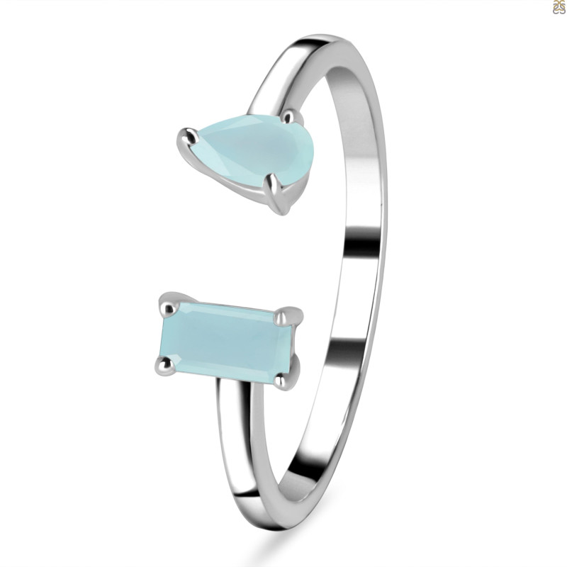 Blue Chalcedony Ring BLX-RDR-2523.
