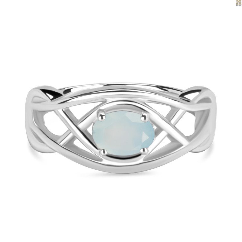 Blue Chalcedony Ring BLX-RDR-26.