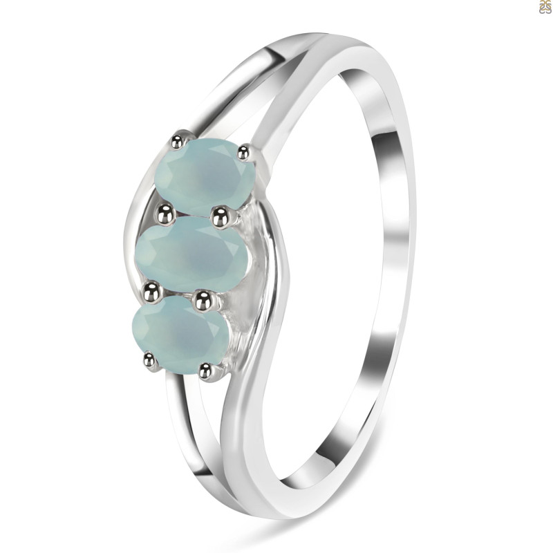 Blue Chalcedony Ring BLX-RDR-2606.