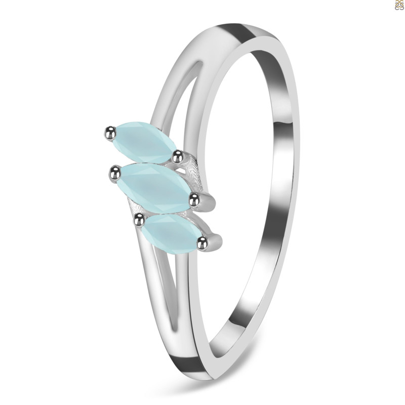 Blue Chalcedony Ring BLX-RDR-2630.