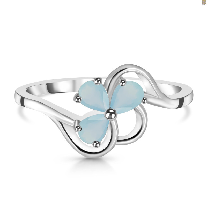 Blue Chalcedony Ring BLX-RDR-2638.