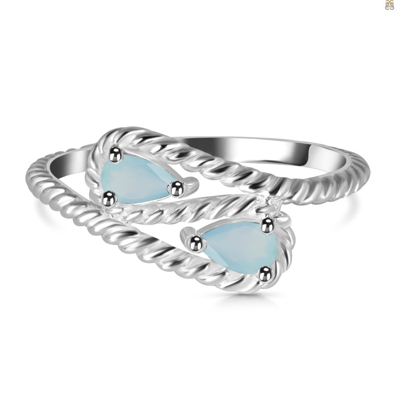 Blue Chalcedony Ring BLX-RDR-2645.