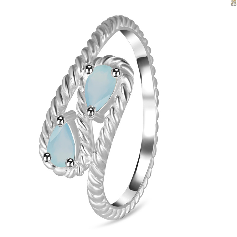 Blue Chalcedony Ring BLX-RDR-2645.
