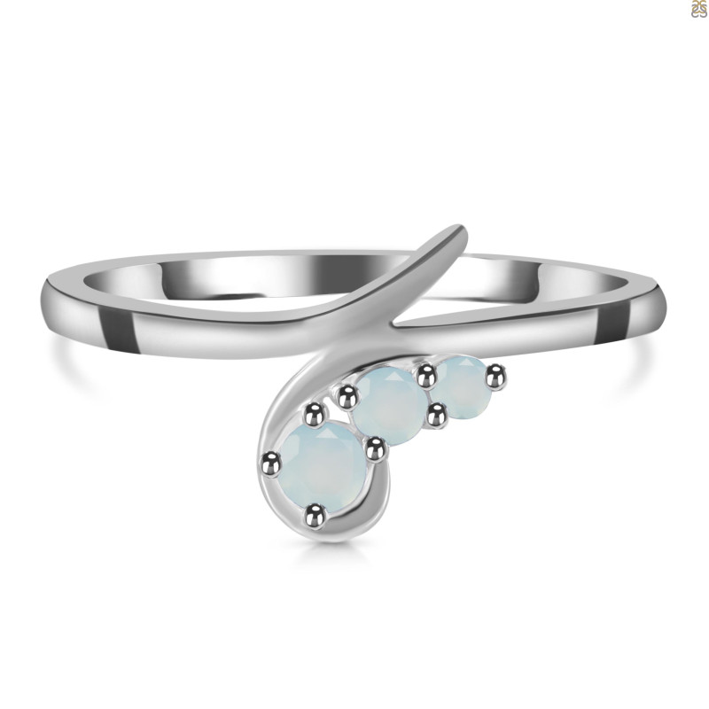 Blue Chalcedony Ring BLX-RDR-2647.