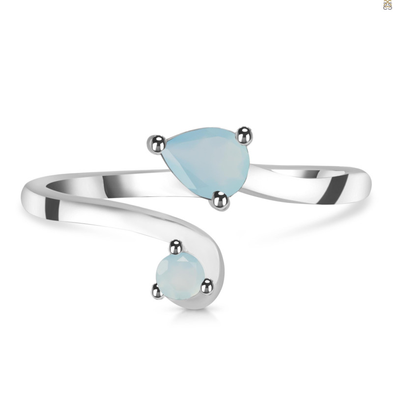 Blue Chalcedony Ring BLX-RDR-2648.