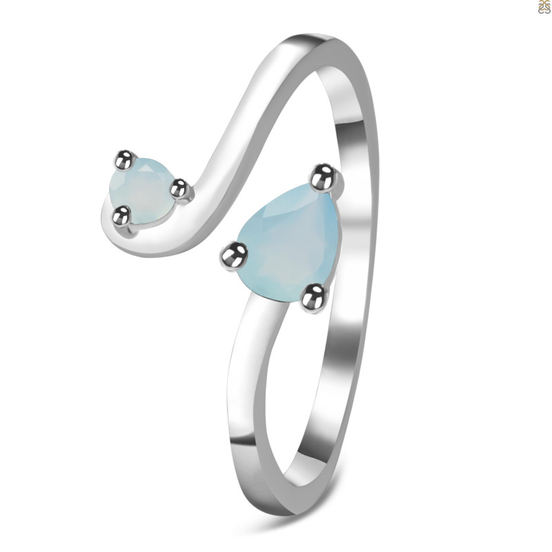 Blue Chalcedony Ring BLX-RDR-2648.
