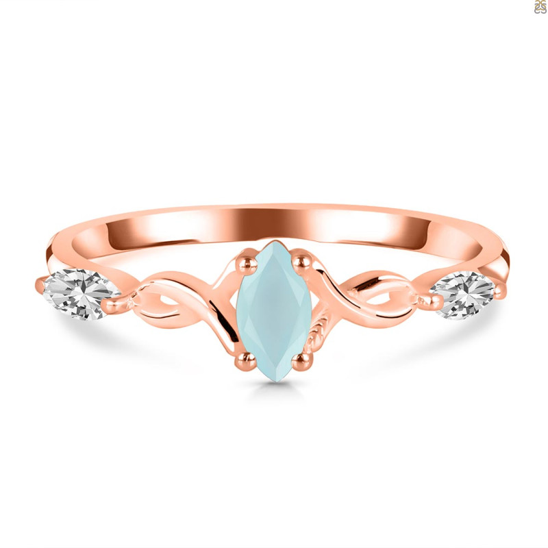 Blue Chalcedony Ring BLX-RDR-2663.