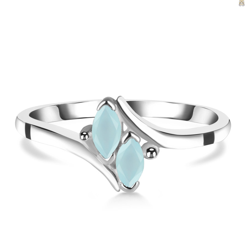 Blue Chalcedony Ring BLX-RDR-2666.