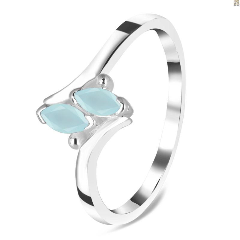 Blue Chalcedony Ring BLX-RDR-2666.