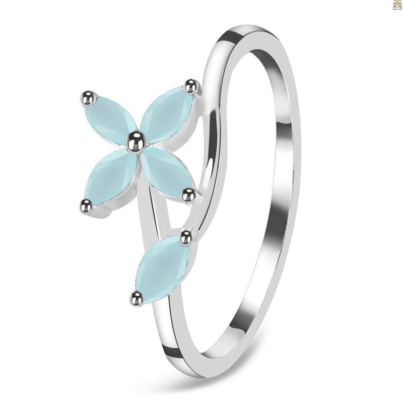 Blue Chalcedony Ring BLX-RDR-2673.