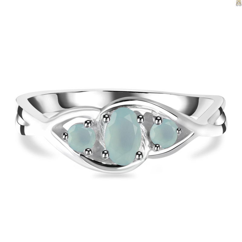 Blue Chalcedony Ring BLX-RDR-2677.