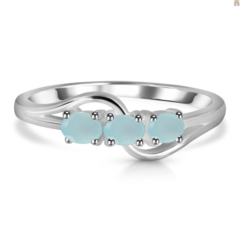 Blue Chalcedony Ring BLX-RDR-2699.