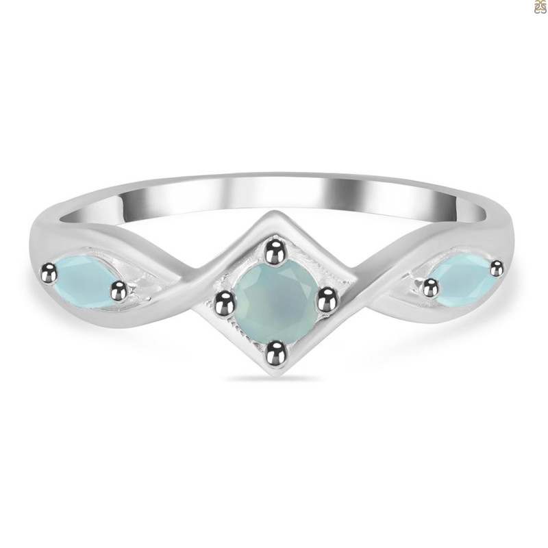 Blue Chalcedony Ring BLX-RDR-2711.