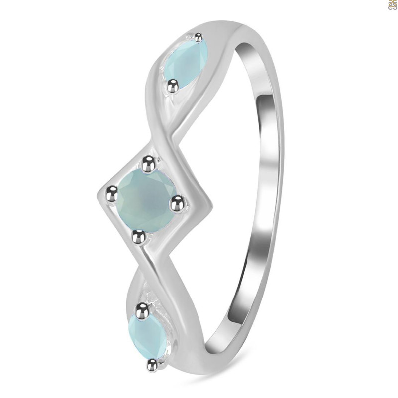 Blue Chalcedony Ring BLX-RDR-2711.
